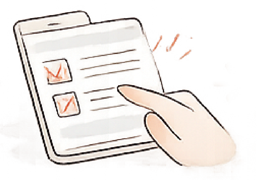 届いた応募フォームに入力して送信